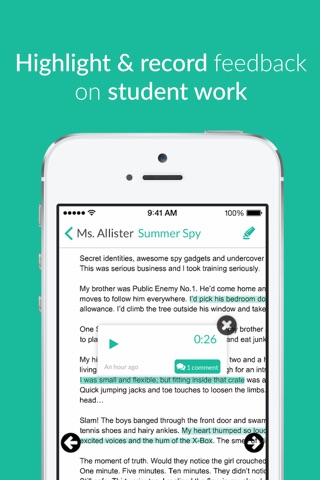 Kaizena: fast, personal feedback on student work screenshot 2