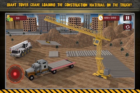 Bridge Builder Crane 3D screenshot 2