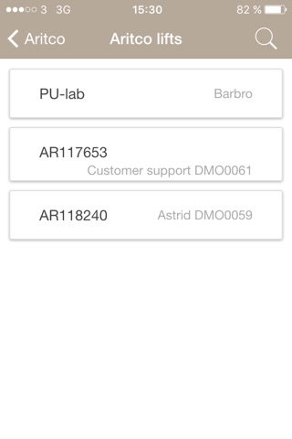 Aritco Smartlift service screenshot 3