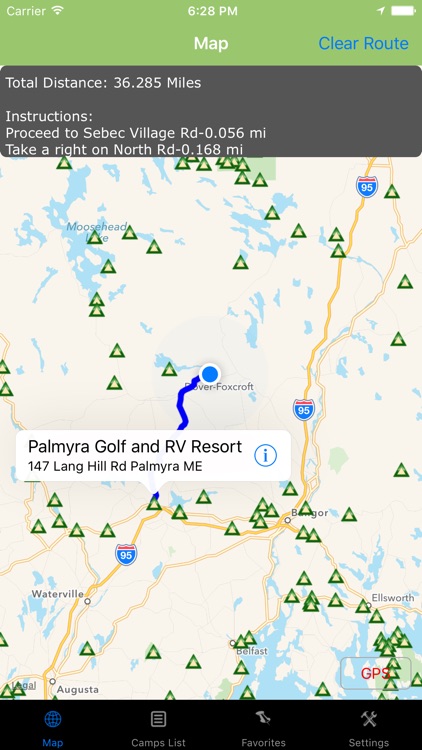 Maine – Camping & RV spots