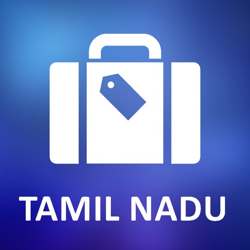 Tamil Nadu, India Detailed Offline Map