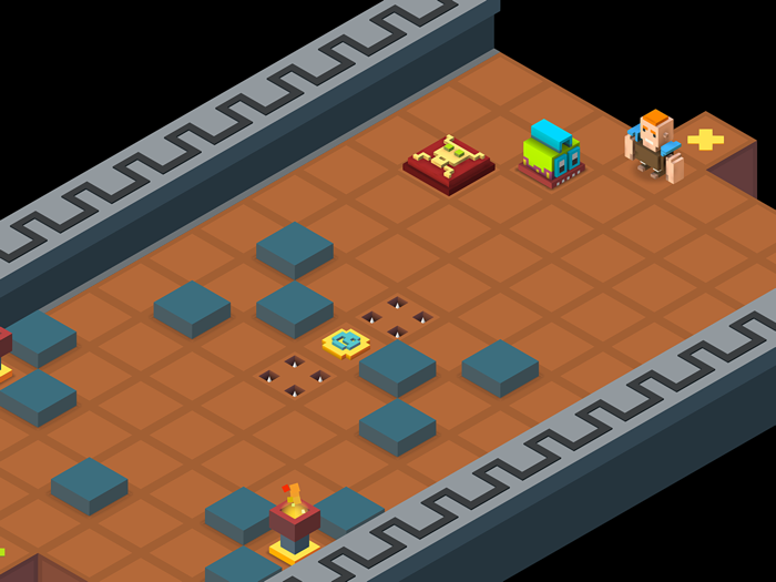 Robot Pixel Super Jump - Jumper Box Dash Runner Game