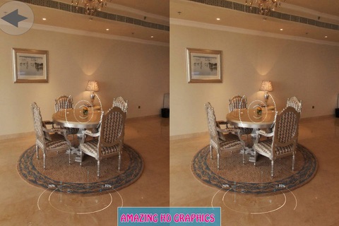 VR - Visit Beautiful Living Room 3D screenshot 2