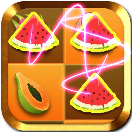 Fruit Crush Link Mania- Drag finger with like Fruits icon