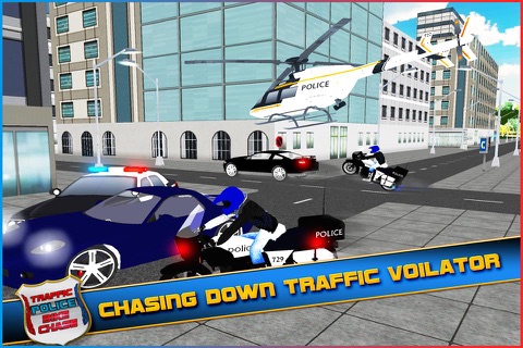 Traffic Police Bike Chase 3D screenshot 2