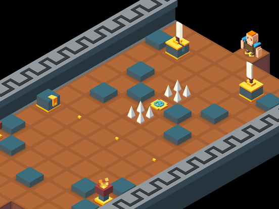 Screenshot #6 pour Robot Pixel Super Jump - Jumper Box Dash Runner Game