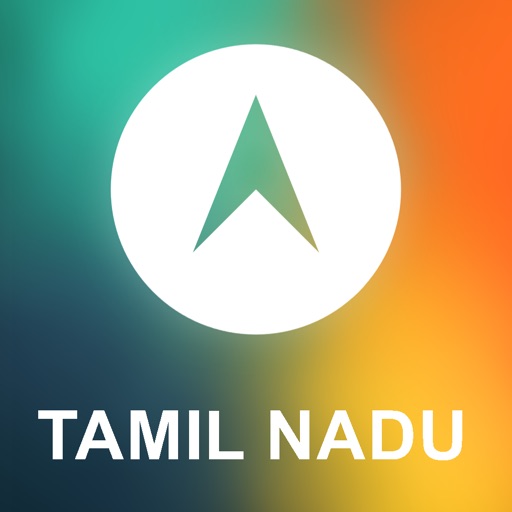 Tamil Nadu, India Offline GPS : Car Navigation icon