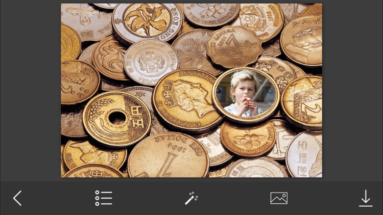 Coin Photo Frame - Make Awesome Photo using beautiful Photo Frames