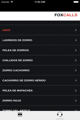 Llamadas y sonidos REALES para cacería de Zorros (Sin Anuncios) ++ COMPATIBLE CON BLUETOOTH ( screenshot 3
