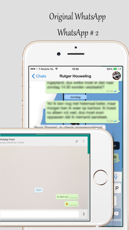 Dual Accounts for WhatsApp with LOCK (for iPad, iPod & iPhone)