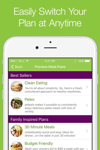 eMeals - Healthy Meal Plans screenshot 4