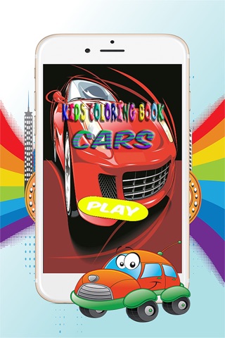 Kids Coloring Book Car - Educational Games For Kids & Toddler screenshot 2