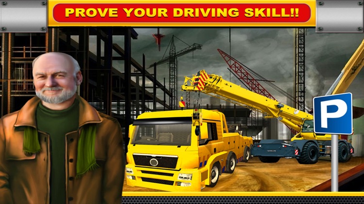 Construction Crane Parking Simulator 3D