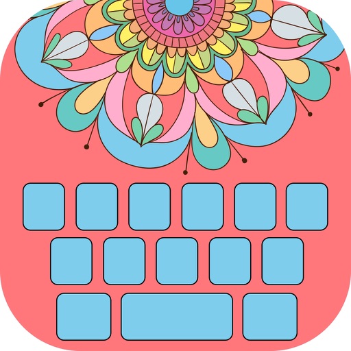 Flower Keyboard! - Beautiful Custom Keyboard Designs with Color.ful Backgrounds and Emoji.s