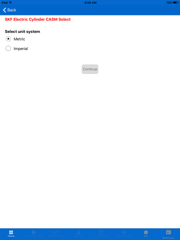 SKF E-Cylinder CASM Calculator screenshot 2