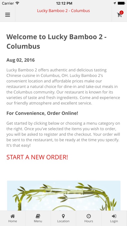 Lucky Bamboo 2 - Columbus Online Ordering