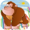 Animals and Zoo Coloring Book Pages - Jungle Color and Paint Free Game For Kids