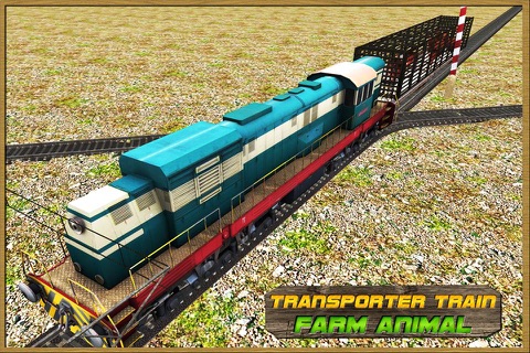 Transporter Train Farm Animals - Cattle Transport Tycoon Train Driving Game screenshot 3