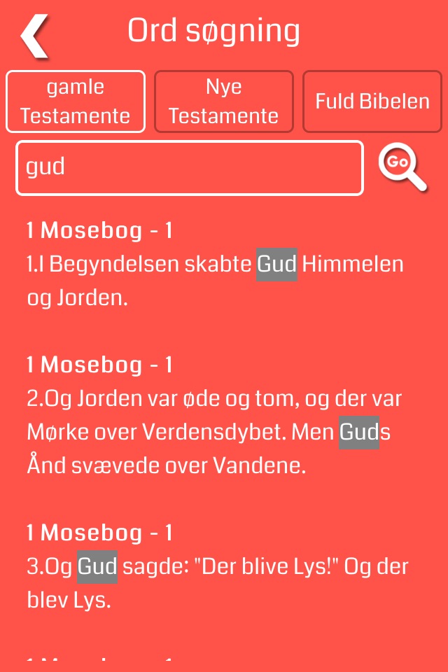 Danish Bible Offine screenshot 4