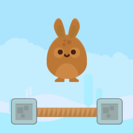 Bouncing Rabbit: One tap touch game iOS App