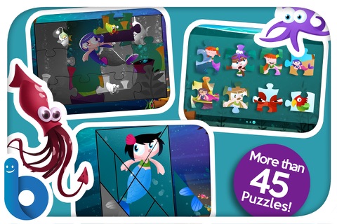 Mermaids Jigsaw Puzzles for kids and toddlers! screenshot 3