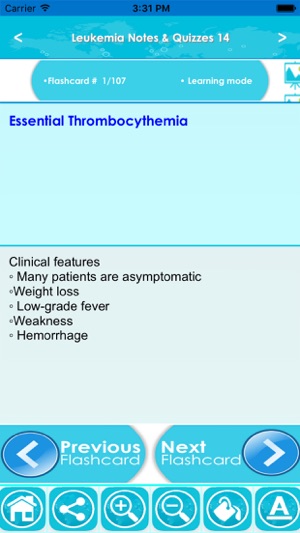 Leukemia Exam Review : 2300 Quiz & Study Notes(圖3)-速報App