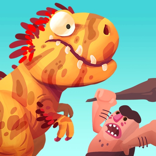Dino Bash - Dinosaurs vs Cavemen Defense