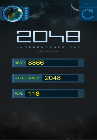 2048 Independence Day：Resurgence - 2016 fantastic blocken number tap game screenshot 3