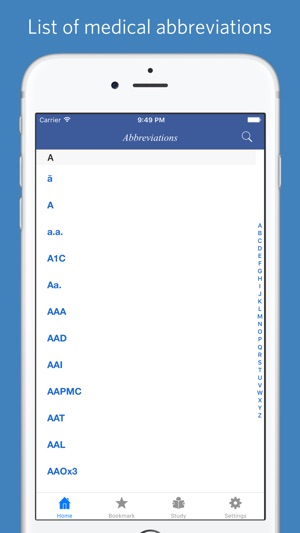 Medical Abbreviations - quiz, flashcard 