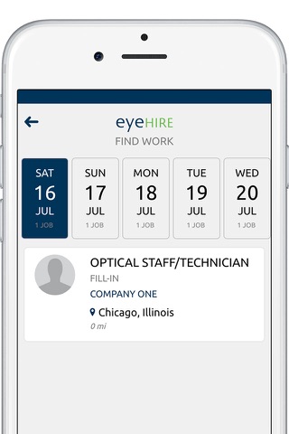 eyeHire - Find OD staff and fill-in coverage screenshot 4