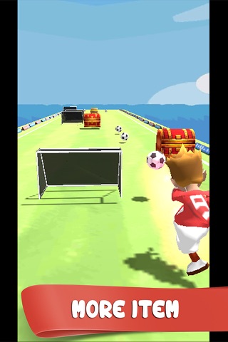 Soccer Running Flick - Football game for striker spirits rush goal champion screenshot 4
