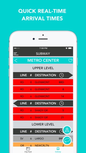 CitySlqr: DC Metro WMATA Transit & Travel App(圖4)-速報App