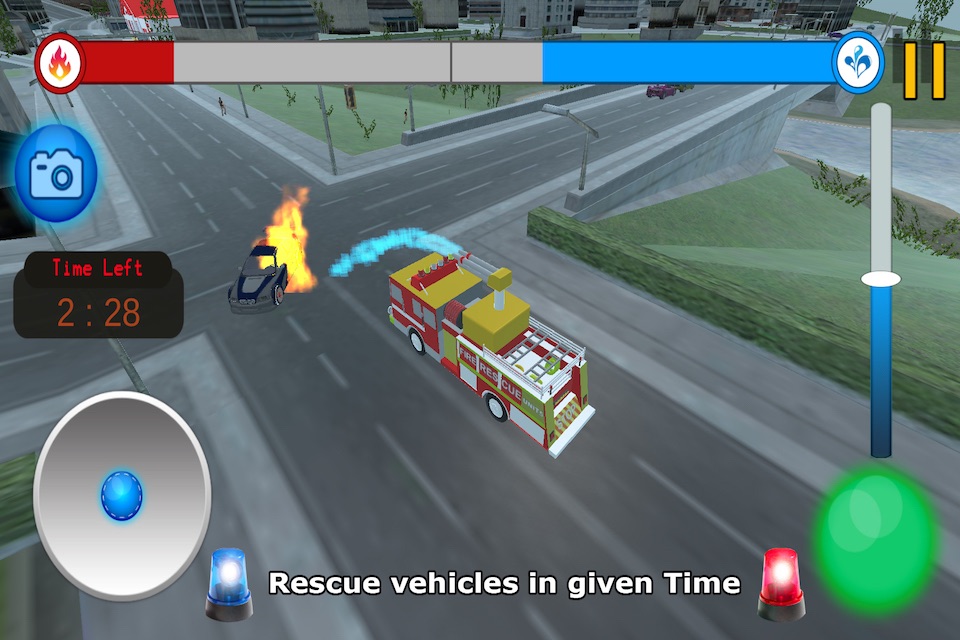 Fire Truck Simulator - Emergency Rescue 3D 2016 screenshot 3