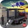 Police Dog Transport: via Police Transporter Train, Truck & Helicopter