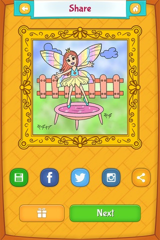 Fairy Coloring Sheets screenshot 4