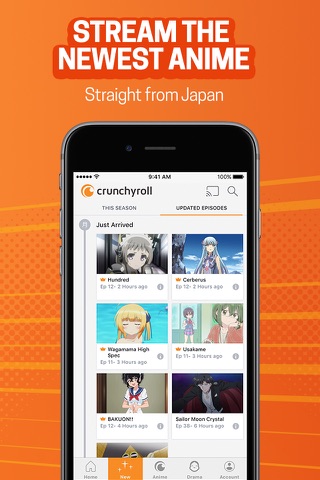 Crunchyroll screenshot 2