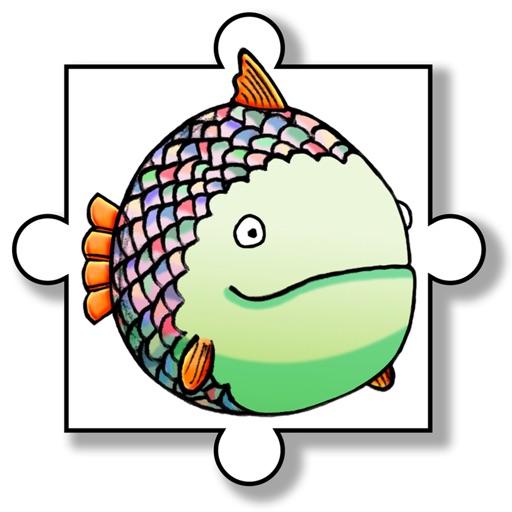 Greedy Fish Kids Jigsaw Puzzles Icon