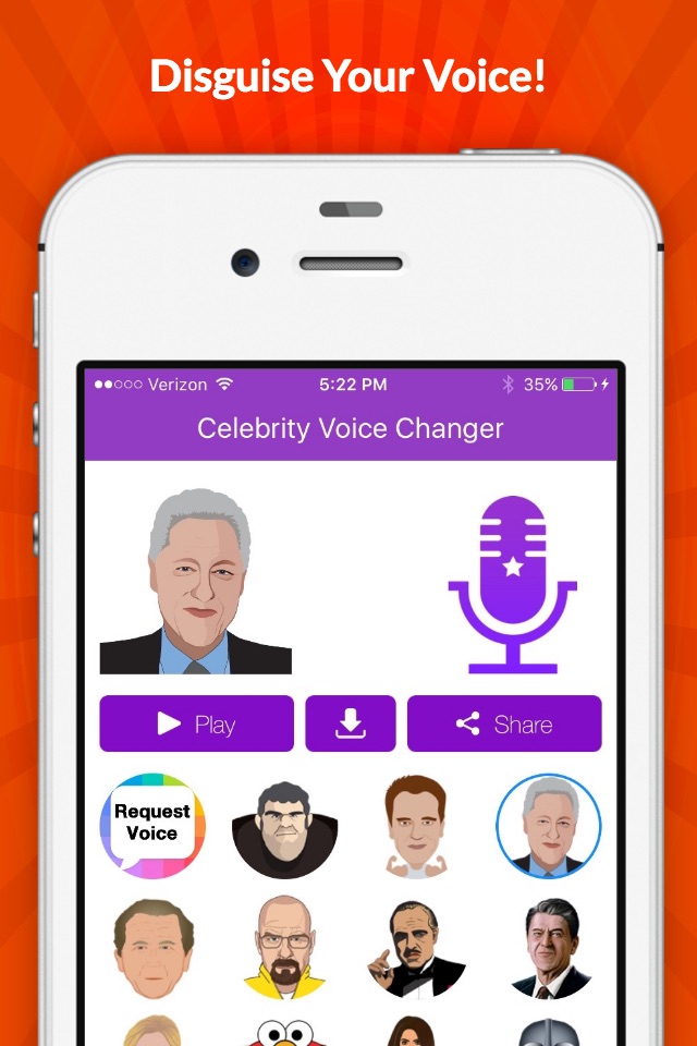 Celebrity Voice Changer - Funny Voice FX Cartoon Soundboard screenshot 4