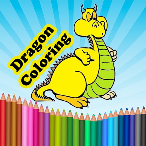 Dragon Coloring Book : Coloring Books for Kids & Adults Icon