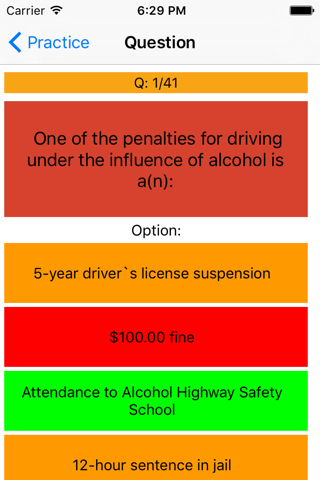 California Driving Test Preparation App DMV Driver's Handbook screenshot 3