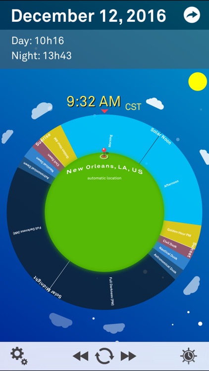 Sol: Sun Clock – Daylight Forecaster & Solar Alarm