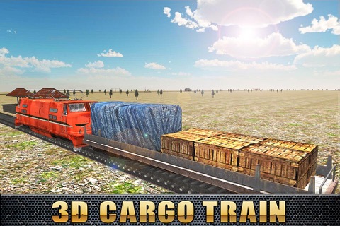 3D Cargo Train Game - Free Train Driving Simulation Game screenshot 2