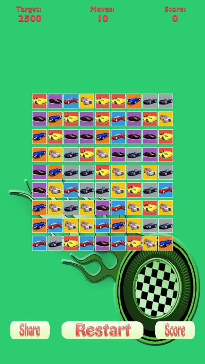 Race Car Match HD Game Free