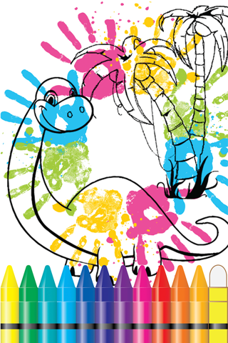 Jurassic Coloring Book World Second Edition screenshot 2