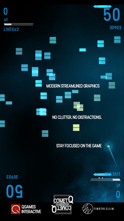 CometQ - Endless Blockbreaker screenshot-4