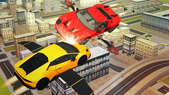 Flying Sport Car Extreme Real Racing 3d 