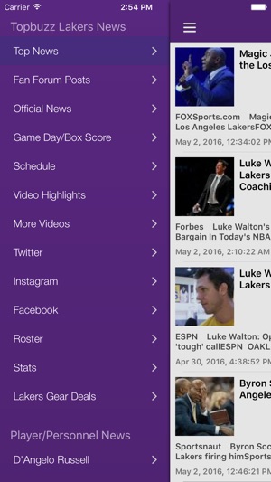 News Surge for Lakers Basketball News Pro(圖1)-速報App