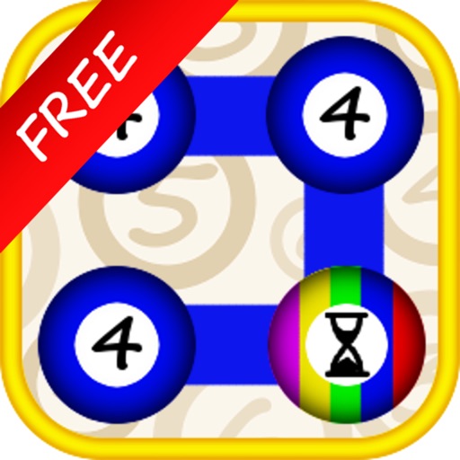 Numbers & Dots Free: A colourful connecting game Icon