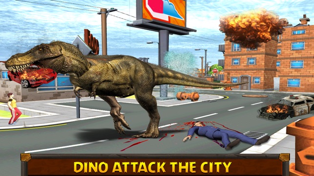 Dino Attack City 3D(圖1)-速報App