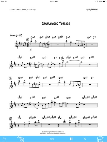 Jazz Phrasing Volume 2 for Tenor Saxophone by Greg Fishman screenshot 3